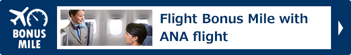 Flight Bonus Mile with ANA flight